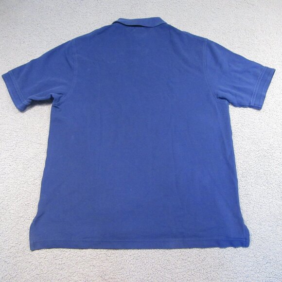 Jos A Bank Men’s Traveler Polo Shirt Medium Navy Blue Performance Golfer Casual - Picture 6 of 9
